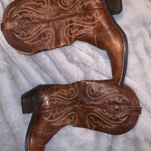 REAL LEATHER COWBOY BOOTS